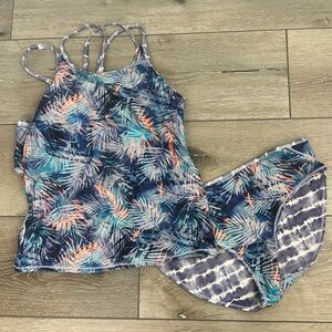 Girls Athleta Tankini swimsuit set XXL 16